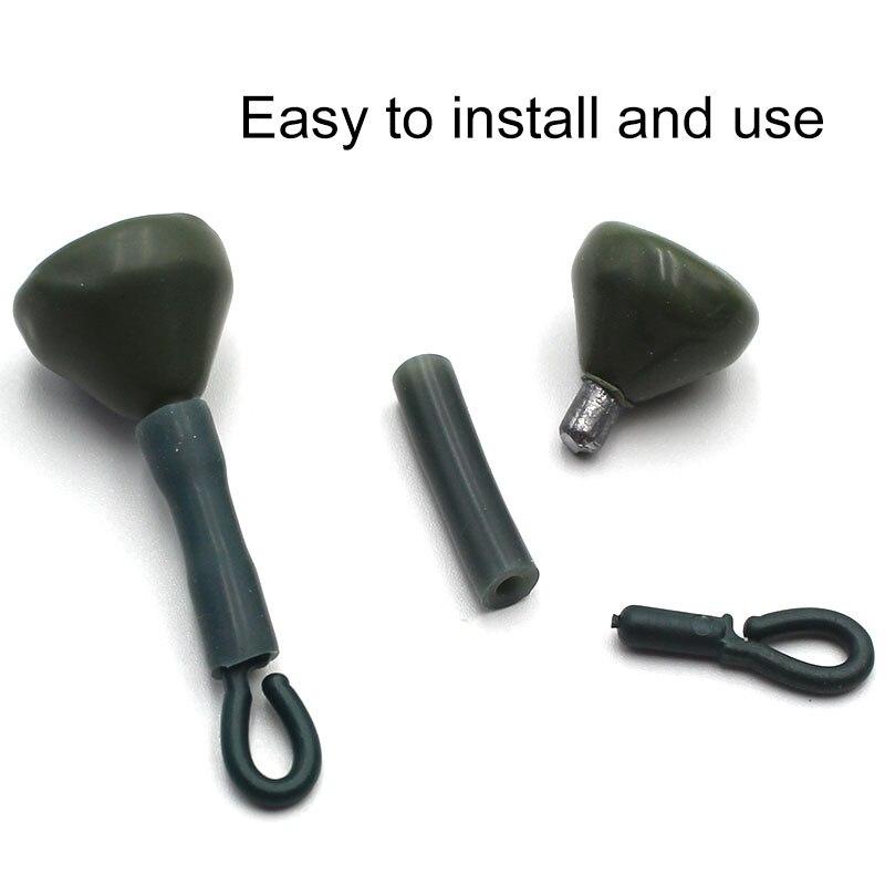 2ks Nářadí pro lov kaprů Zádové olovo Kleště Závaží Příslušenství Ekologický povlak Rychle se potápějí Náčiní na lov kaprů