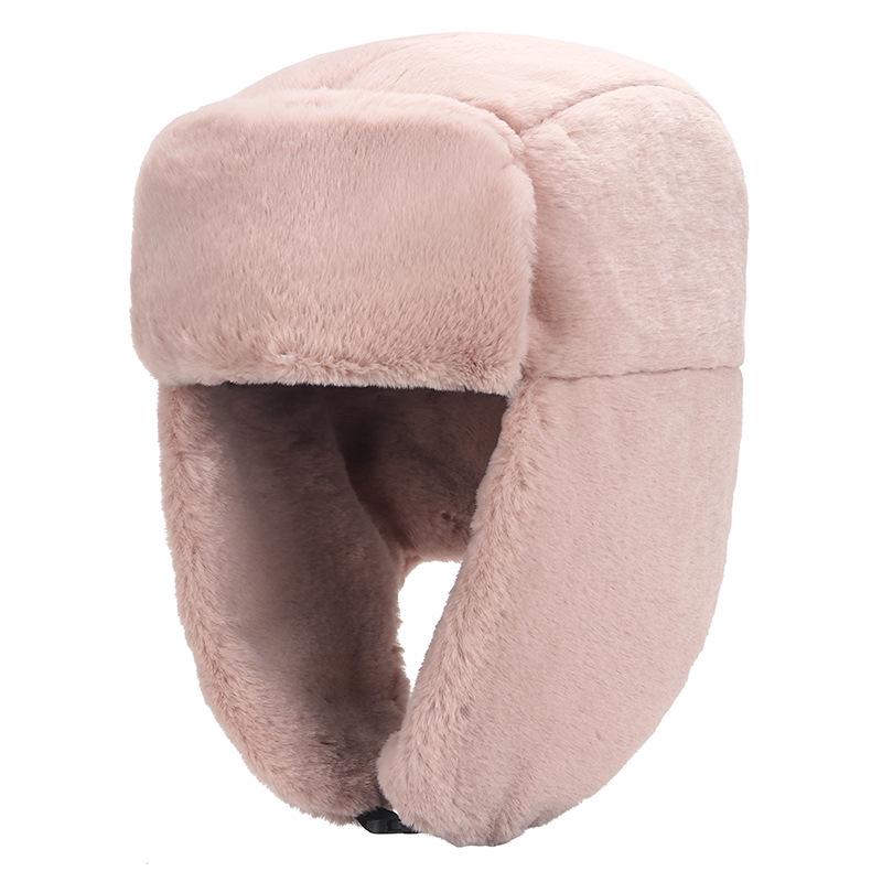 Unisexová zimní čepice s ochranou uší z umělé kožešiny - Větruodolná a hřejivá pro cyklistiku a cestování