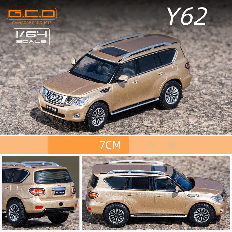

GCD 1:64 Patrol Y62 SUV Alloy Car Diecasts & Toy Vehicles Car Model Miniature Scale Model Car For Children золотой
