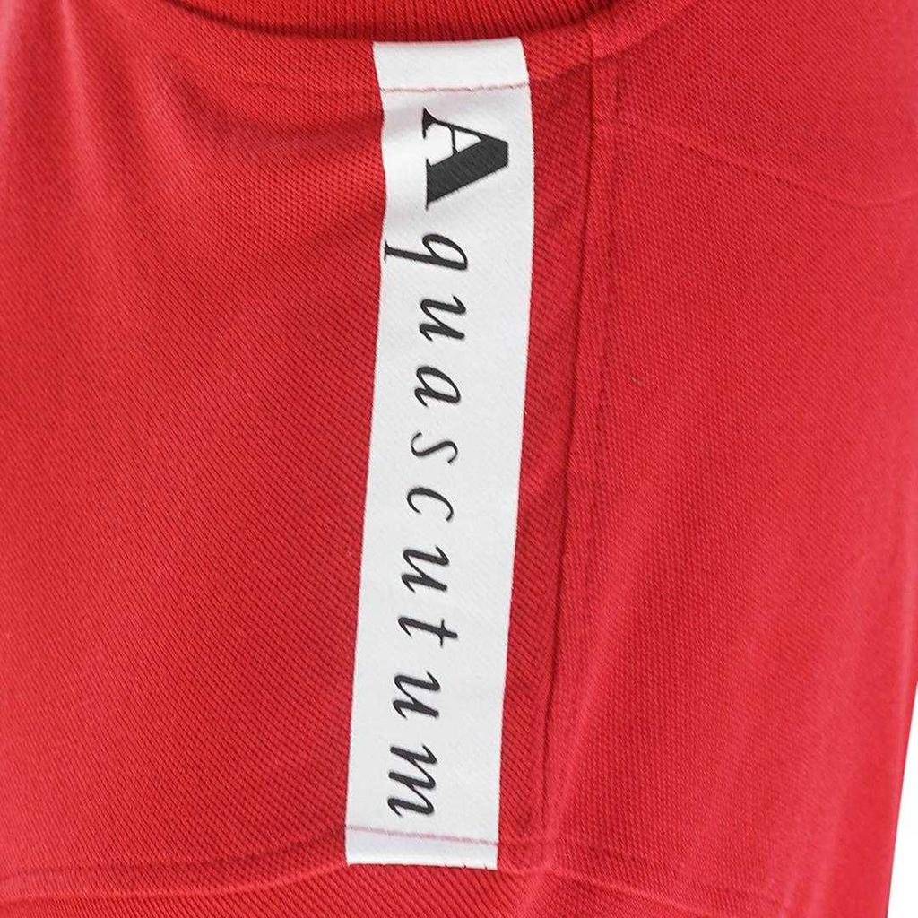 Aquascutum Unisex Vuxen Pikétröja med Randig Krage och Logga på Axel