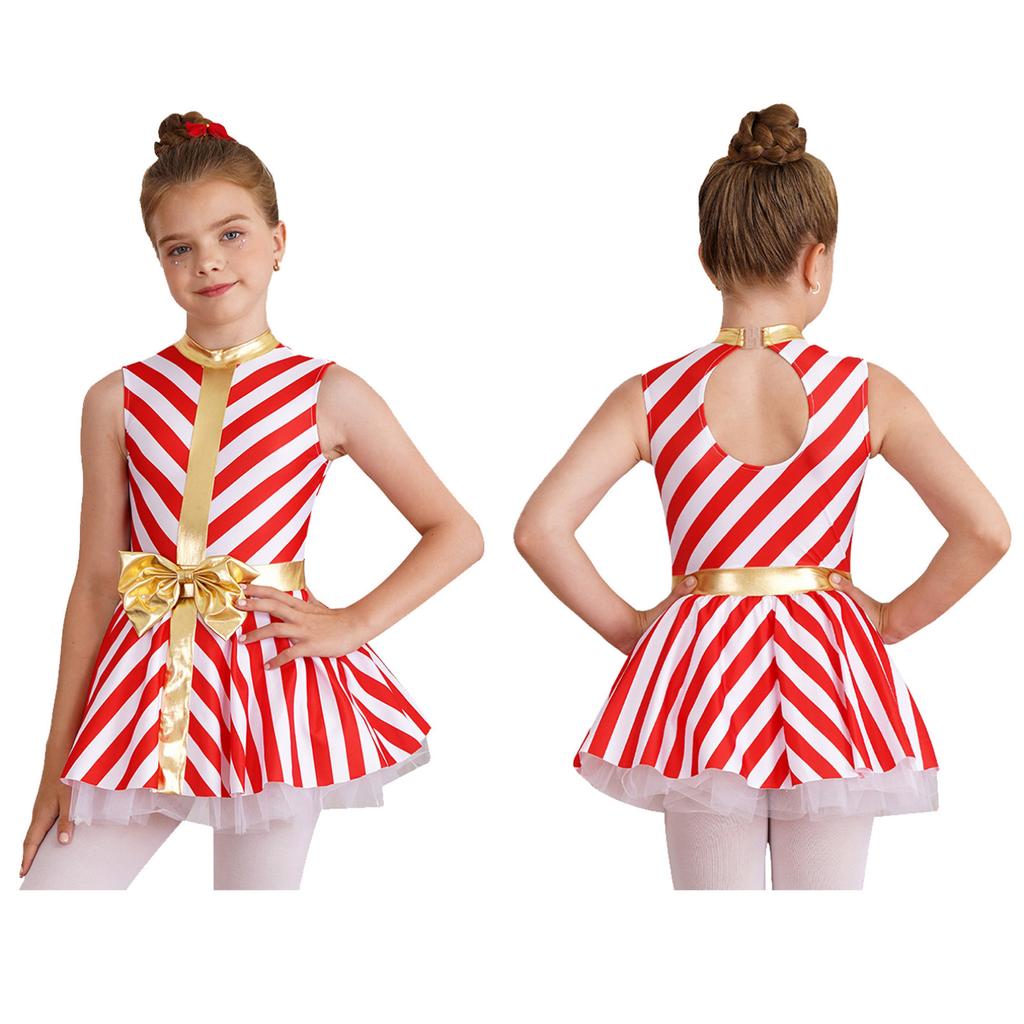Costumes De Noël Pour Filles, Robes De Danse Latine De Ballet à