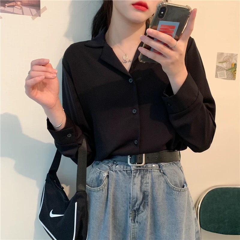 

Весенне-летняя новинка в стиле ретро Гонконгский вкус корейская версия профессионального костюма воротник лацкан рубашка с коротким рукавом женская тонкая женская блузка 2XL