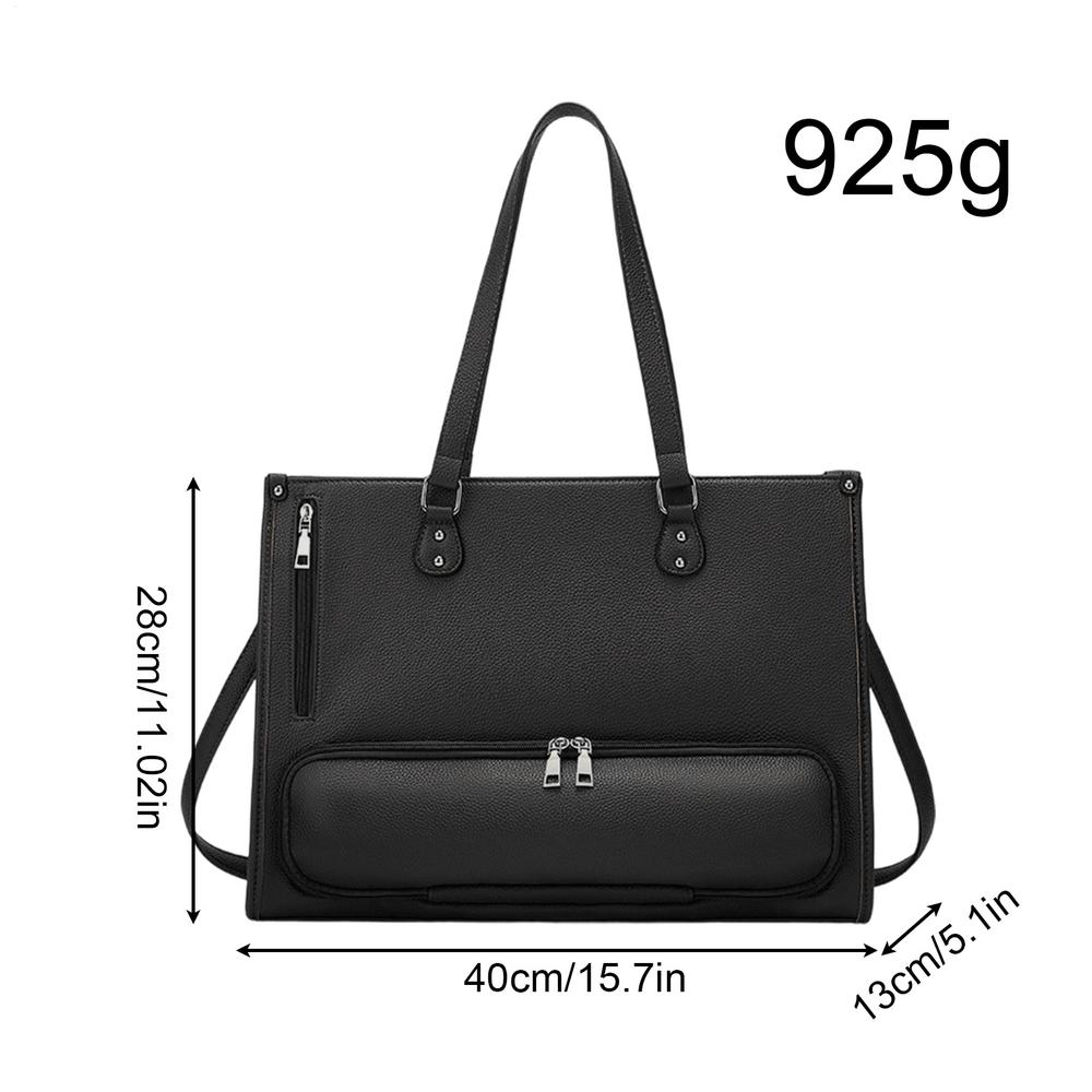 

Lunch Bag For Women Insulated With Lunch Compartment Professional Womens Work Bag For Phone Tablet Book Food Drink College чёрный