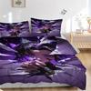 3pcs Demon Slayer Home Decor Bedding Set-Universal Three-Piece Suit for Bedroom, Guest Room, Living Room, Hotel, Festival Gift, Suitable for