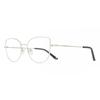Full Rim Cat Eye Shiny Light Gunmetal Smartbuy Collection Sammie L119g Fashion Women Eyeglasses