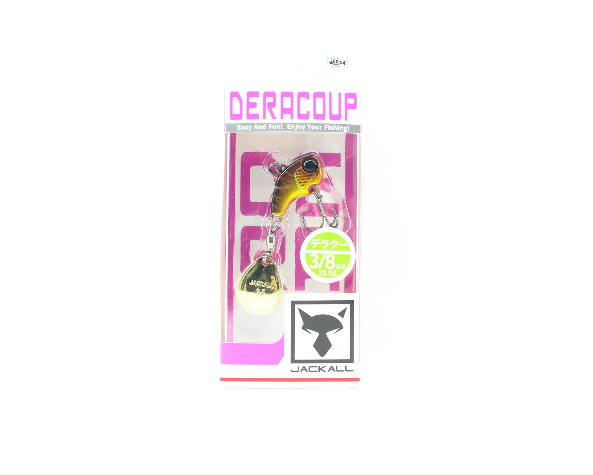 

Jackall Deracoup 3/8 oz Spin Tail Тонущая Приманка Серебряная Пудра Золото Черный (1990)