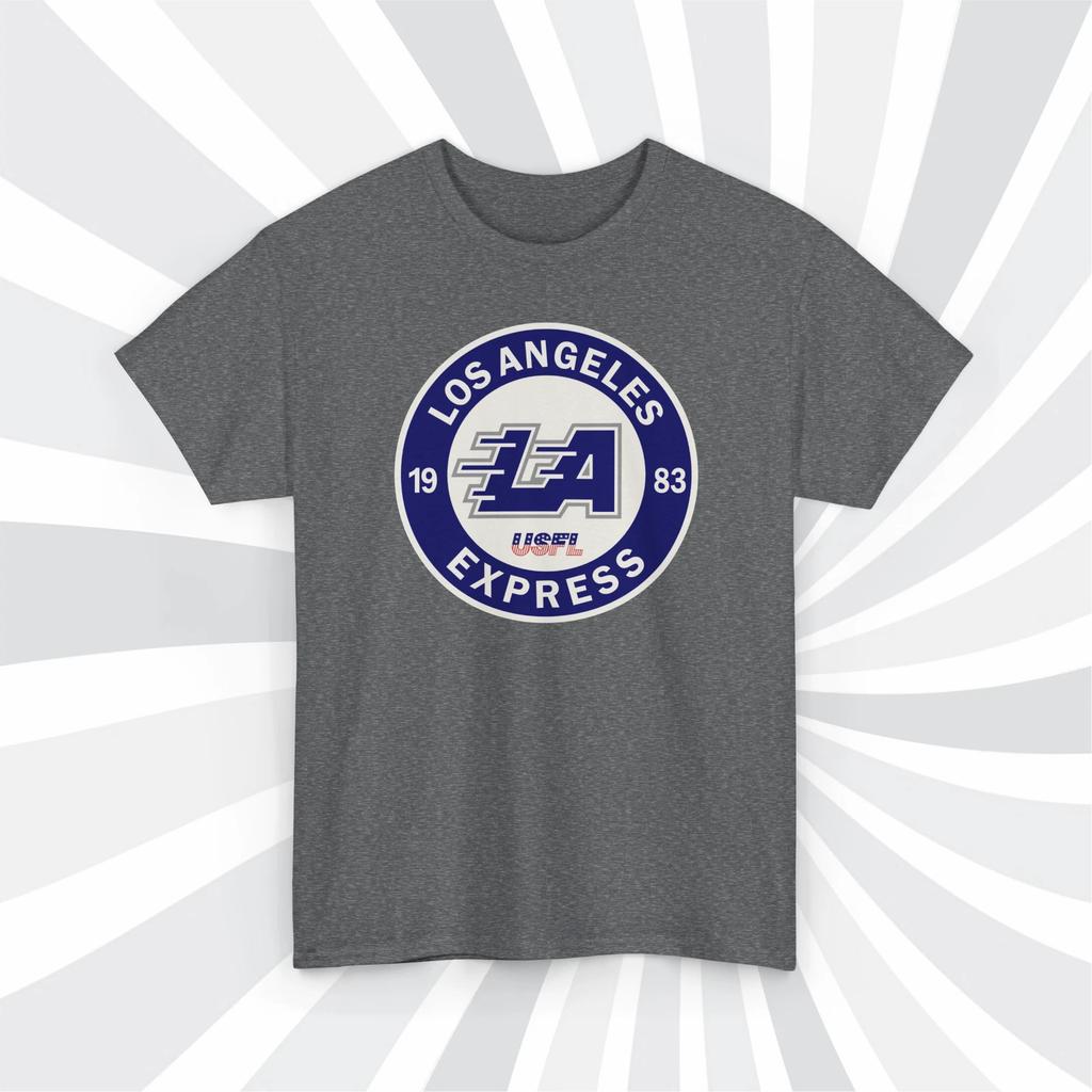 Los Angeles Express 1983 USFL Vintage Football Logo T shirt - Rams Chargers