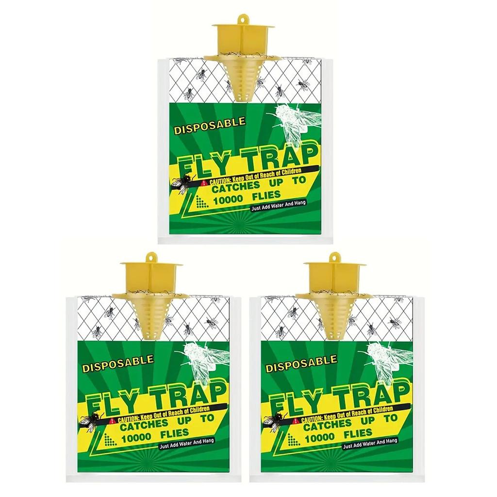 Einweg-Fliegenfalle für den Außenbereich, tragbar, leistungsstark, für den Bauernhof