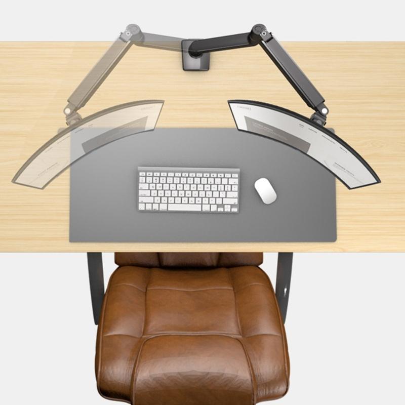 Height Adjustable Monitor Arm Desk Mount for 17 to 32inch Screen 360 Degree Rotation Single Monitor Arm Desk Mount