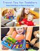 Busy Board Montessori Toys for Toddler Boy Birthday Gifts, Busy Book Sensory Learning Toys for Toddlers