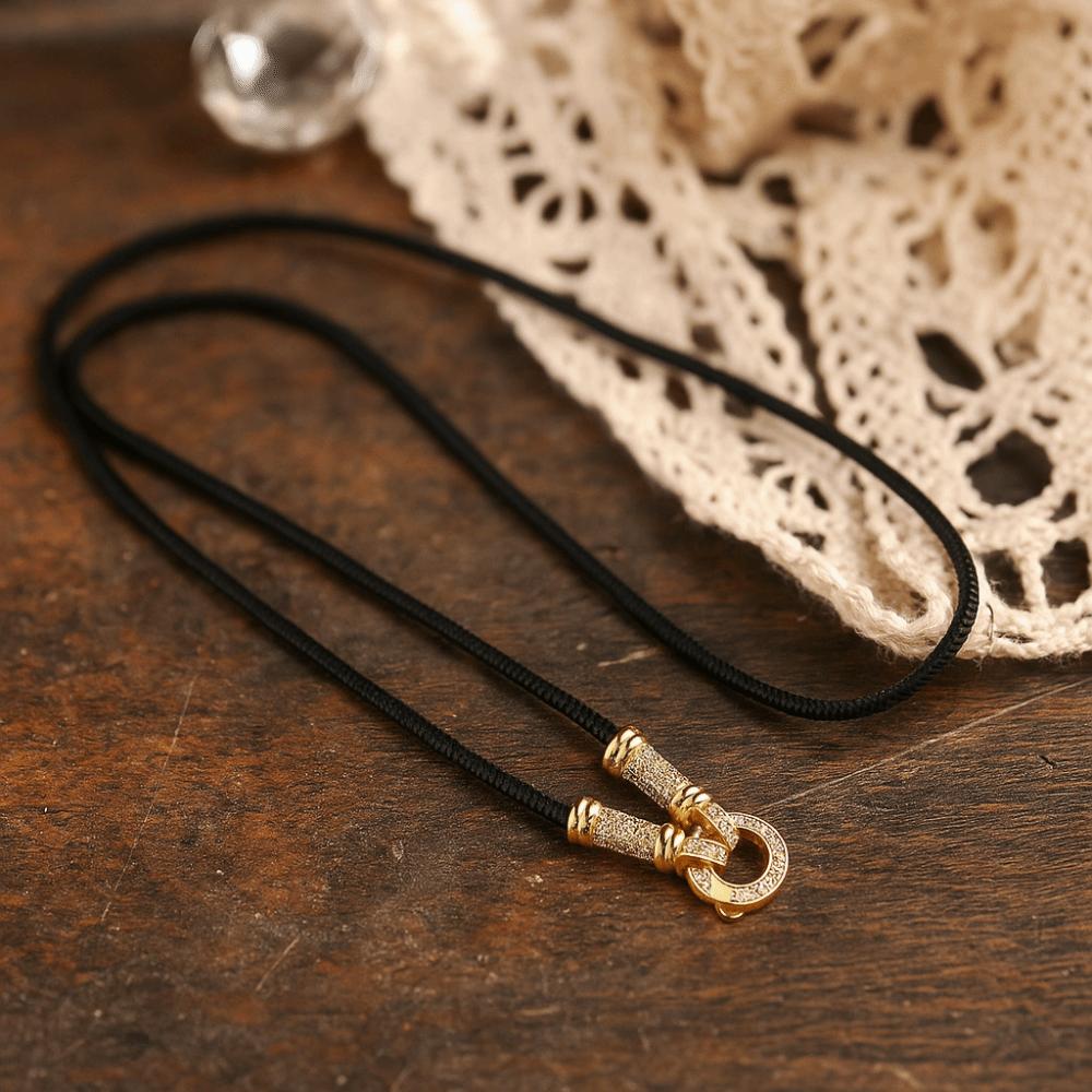 Adjustable Abstract Portrait Pendant Layered Chain Portrait Pendant Necklace  Summer Beach