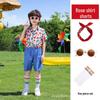 In-Stock Hong Kong Style Floral Cheerleading Uniforms for Boys & Girls - Short Sleeve Performance Costumes (Kindergarten)