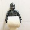 Bathroom Tissue Holder Medieval Statue Knight Toilet Paper Dispenser Free Standing Paper Towel Holder Home Decor