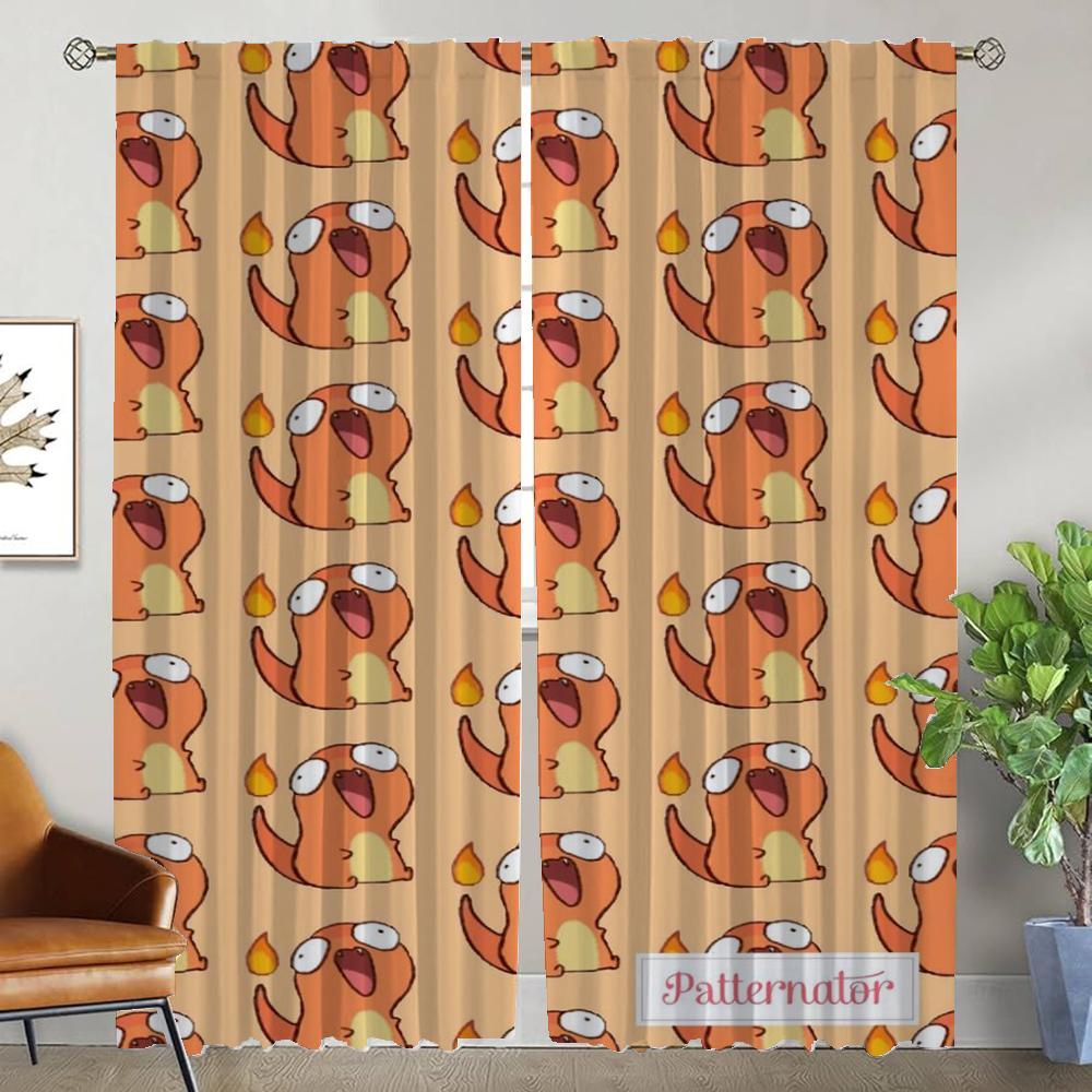 

Оконная штора для комнаты 2 панели P-pokemones Хэллоуин украшения тюль для спальни жалюзи шторы детская комната перегородка гостиная W50xH70cmx2pcs-CL