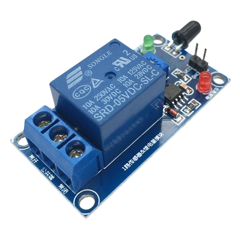 Infrarouge Détecteur d'incendie Flame Détection Capteur Relais Module 5V/12V ES IR Infrarouge Détecteur d'incendie Flame Détection Capteur Relais Module 5V/12V ES IR