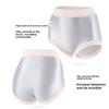 Plus Size Women Spring and Summer 10a Bacteriostatic Long Crotch High Waist Belly Light Plastic Non Scratch Briefs