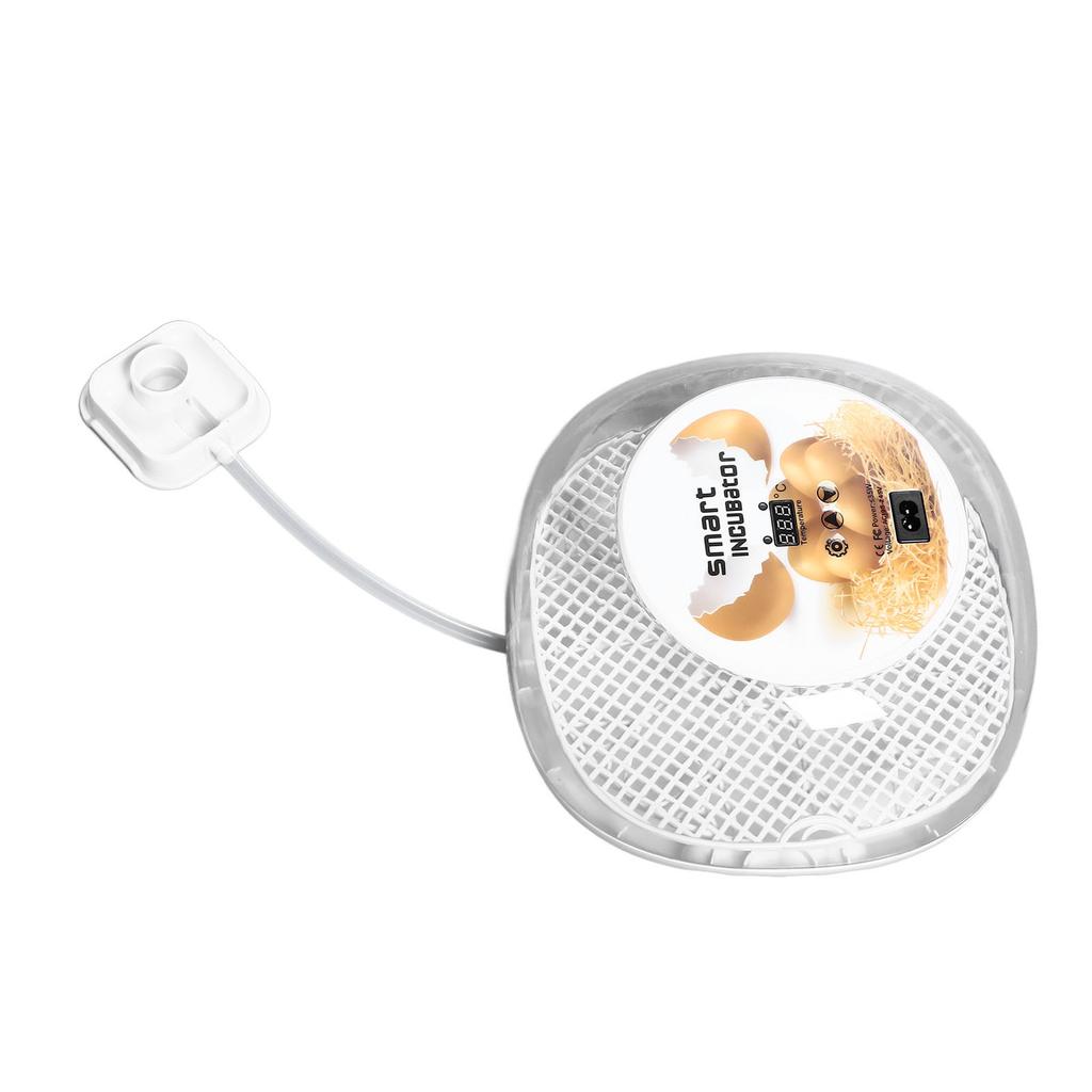 12 Egg Incubator Automatic Egg Turner Small Poultry Incubator 360 Degree View for Hatching Chicken