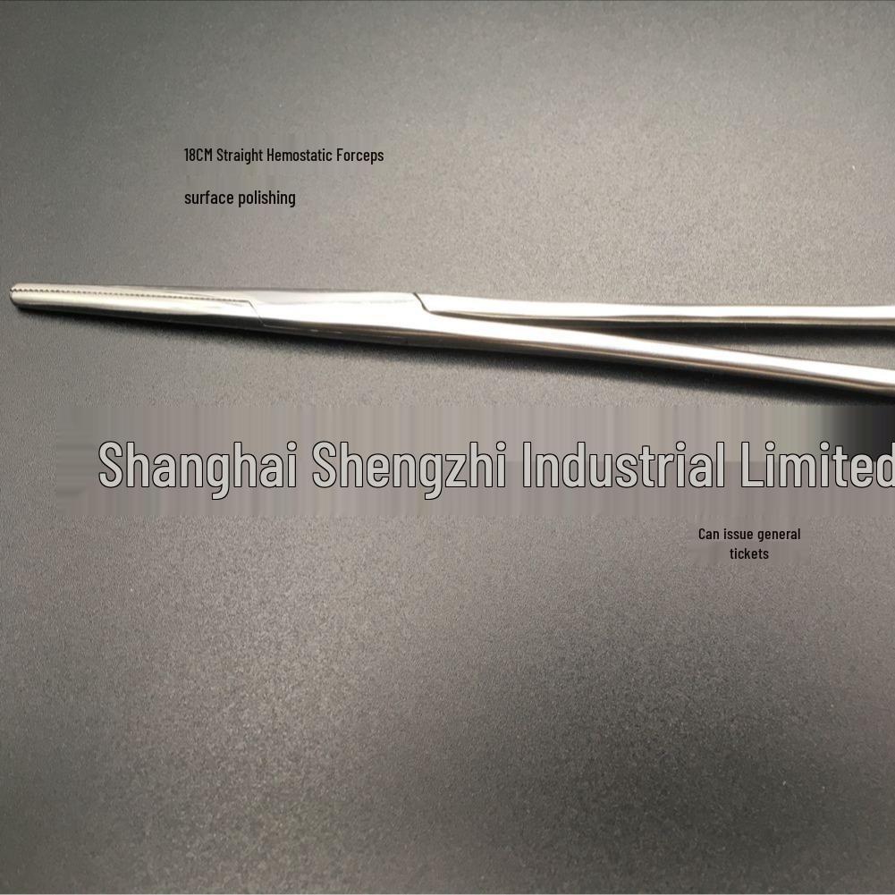 Large Curved Hemostatic Forceps for Fishing Hook Removal