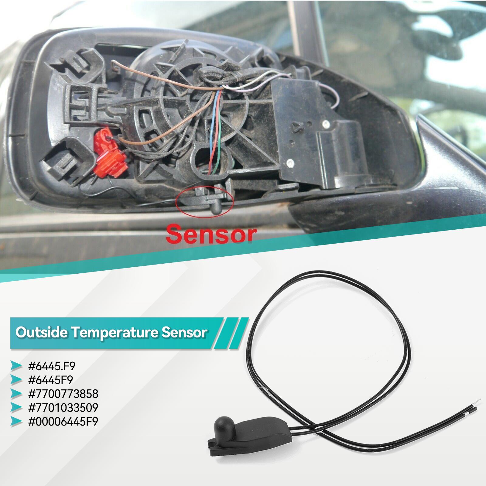 6445F9 Sensor De Temperatura Externo Sensor De Temperatura Exterior Para Peugeot 206 207 307 407