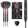 Target Darts Steel Tip Swiss Point Darts Set   Steel Tip Darts  Red   Black  90 