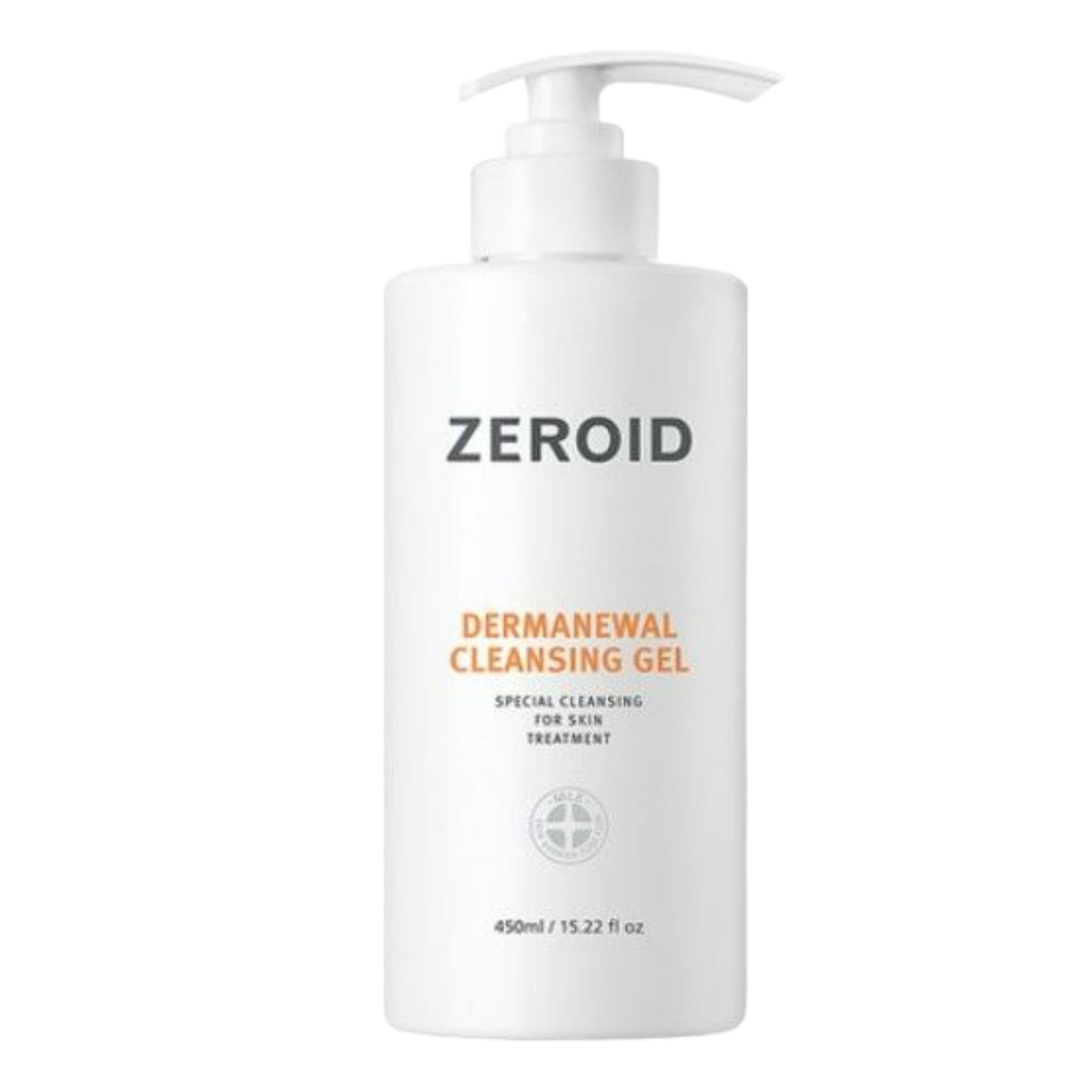 ZEROID Dermanewal Cleansing Gel Gentle Low pH Hydrating Facial Cleanser 450ml