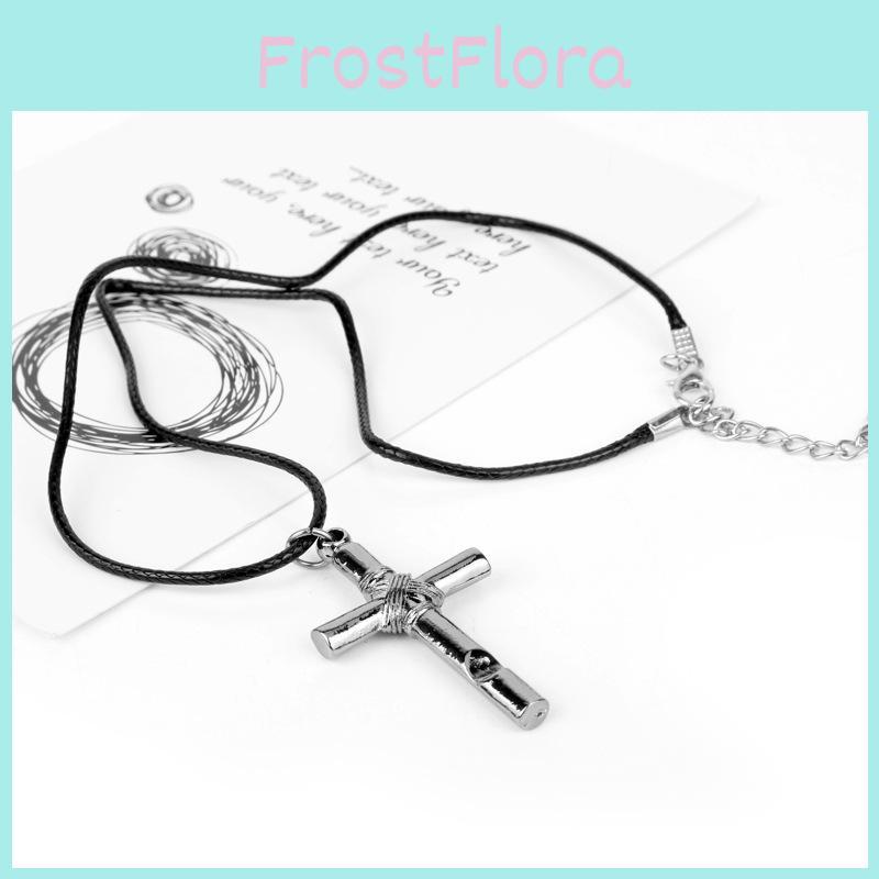 Hell Girl Cross Pendant Necklace With Alloy Design For Women And Men