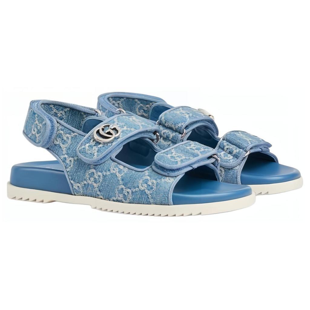 Gucci Wmns Gg Sandal 'Light Blue Denim' Women's 771575 FACUO 4646