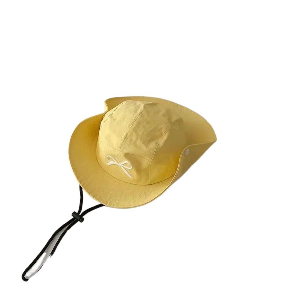 

Anti-UV Children s Fisherman Hat Quick-drying Beach Hat Fashion Summer Kid Sunhat for Girls Boys жовтий
