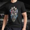 Baldur's Gate - Vollständige Gruppe Aktives T-Shirt Lustig Größe Mode Amerikanisches T-Shirt