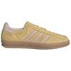 Originals GAZELLE INDOOR Leather German Army Trainers Women's Resin, Yellow IH9220