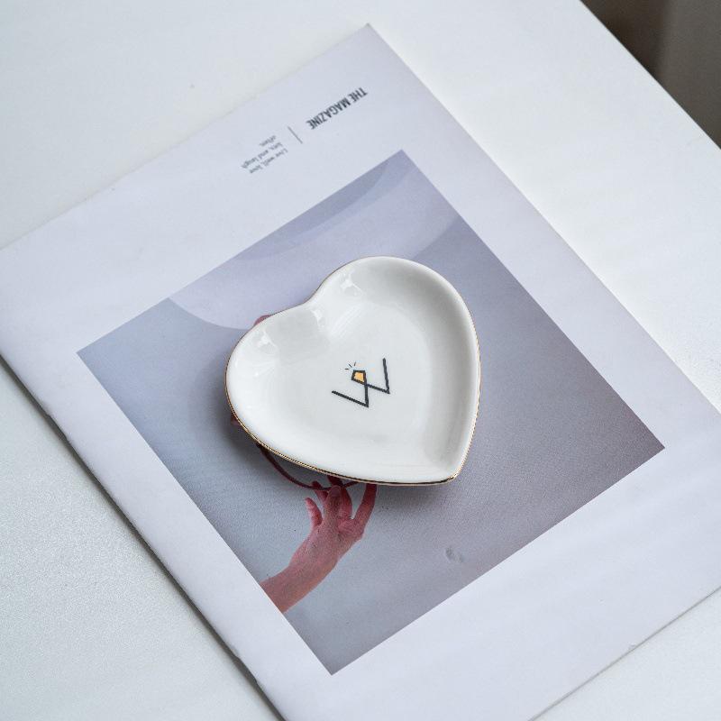 INS Style European Ceramic Jewelry Dish - Valentine's & Mother's Day Gift