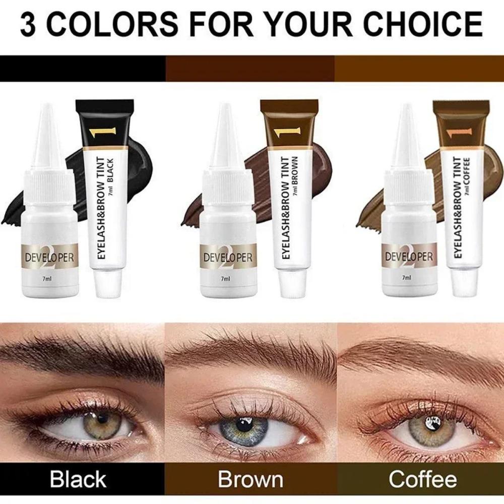 Set Gel per Sopracciglia Impermeabile a Lunga Tenuta per Professionisti del Trucco