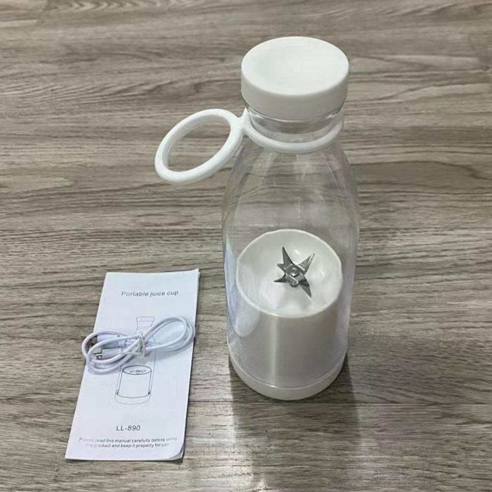 Electric juice cup rechargeable smoothie maker suitable for blending fruits and vegetables comes with a travel cup with 6 blades