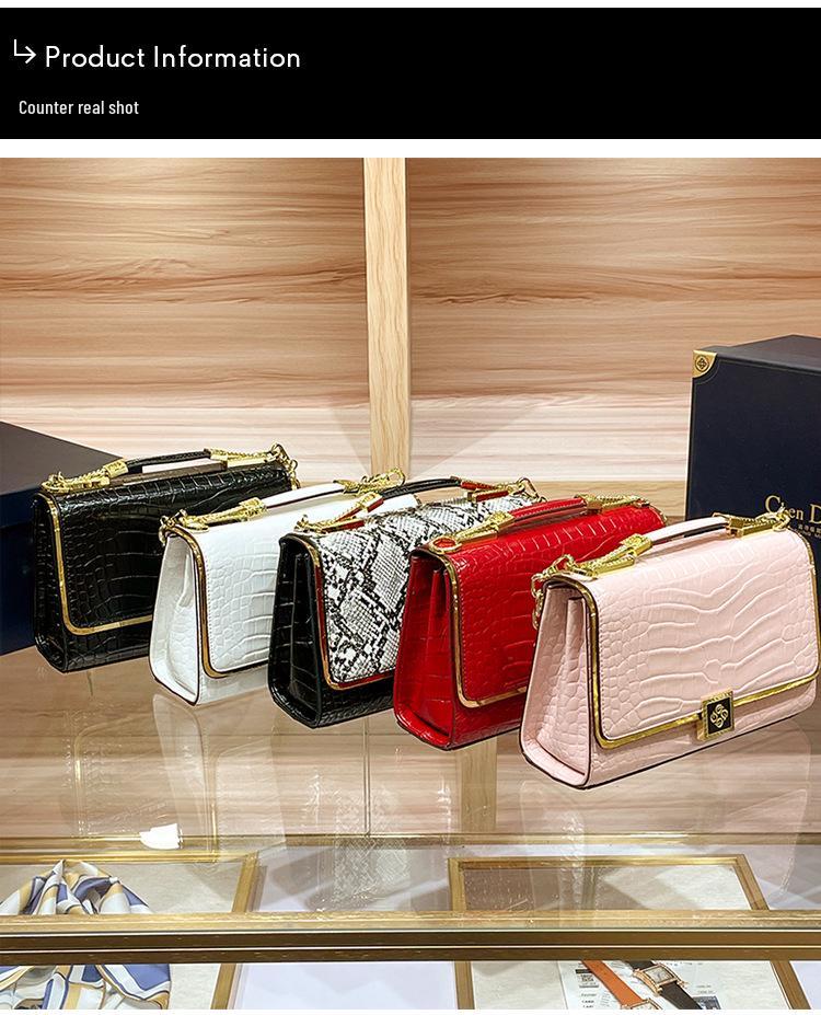 2024 Nyári Női Luxus Eredeti Bőrből Készült Keresztpántos és Válltáska - Kézzel Készített Csúcskategóriás Kialakítás