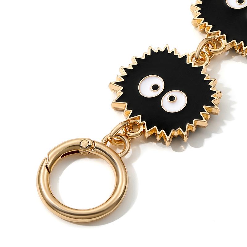 Schwarzer Rußkugel-Taschenriemen Verlängerungskette H-71: Vielseitiger Dionysus Taschen-Schulterriemen