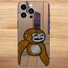 Monkey G-Gorilla TagS Phone Case For iPhone 16,15,14,13,12,11,Mini,Pro,SE,MAX White Matte Shockproof Cover