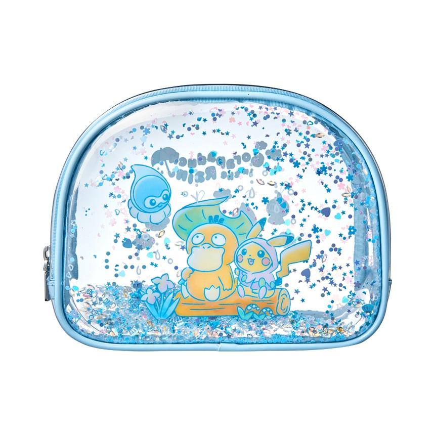[Pokemon] Pokemon Store Psyduck in the Rain Glitter Transparent Pouch