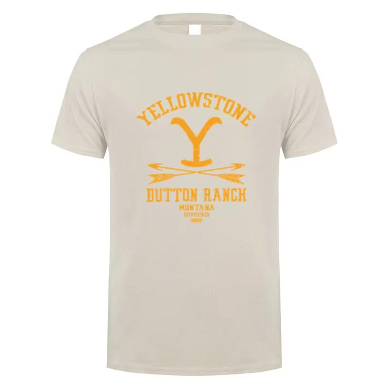 Yellowstone Dutton Ranch Tshirt Yellowstone Graphic Tshirt 2026 Summer Unisex Unisex Cotton Funny TShirts Street Wear Y2K Tshirt