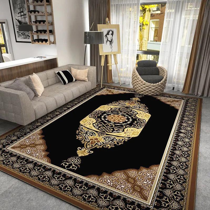 European Classical Carpet Living Room Sofa Blanket Ethnic Style Bedroom Bedside Cushion Room Full of Large Area Rug Personalized Persian Rug