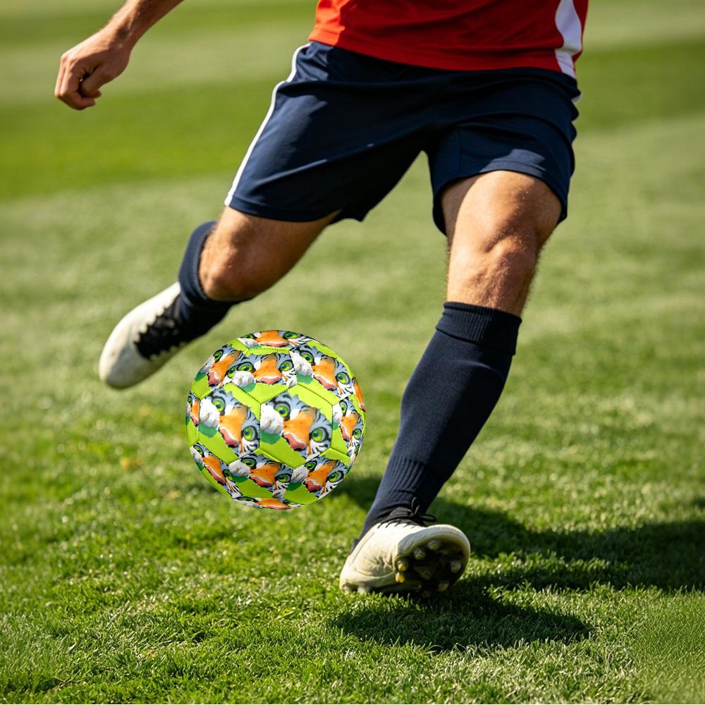 1pc Tiger Through Size 5 Soccer Ball Professional Match Training Football Indoor &Outdoor Sports Ball Lightweight Durable C65181