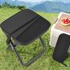 Klapphocker mit Tragetasche Tragbar Leicht Robust Outdoor Camping Rucksacktourismus Strand Picknick Angeln Zusammenklappbarer Stuhl Sitz