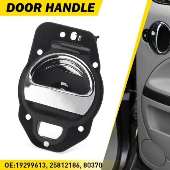 Black+Chrome Door Handle Interior For 2006-2011 Chevy Front Rear Left HHR Right