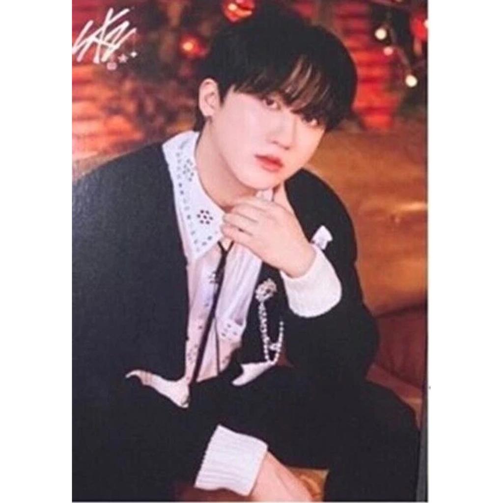 STRAY KIDS Vánoční POPUP POP UP JAPONSKO NÁHODNÁ VÝMĚNNÁ FOTOKARTA OFICIÁLNÍ SHIBUYA 109
