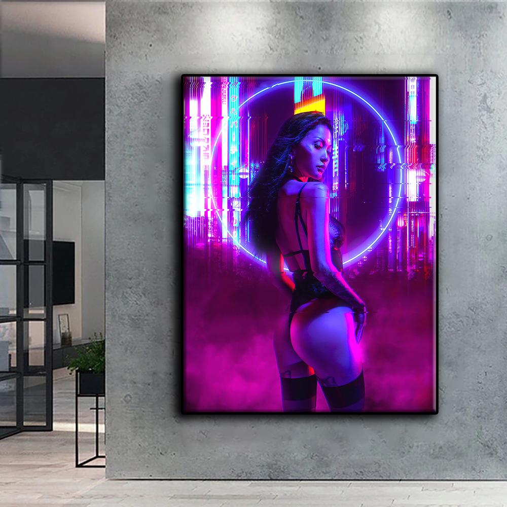 5D Diamond Painting Full Diamond Cyberpunk Sexy Art Diamond Painting Handmade Diy Diamond Mosaic Painting Home Decoration