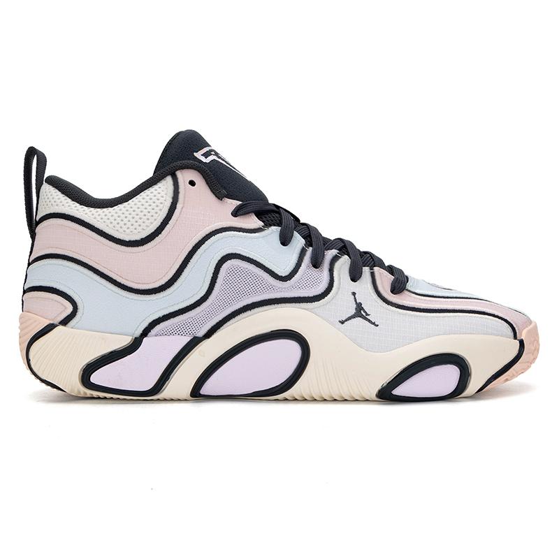 Jordan Tatum 3 Odpružení Protiskluzové a Odolné proti opotřebení Nízké Basketbalové boty Pánské Modré Růžové Jordan FZ6601-008