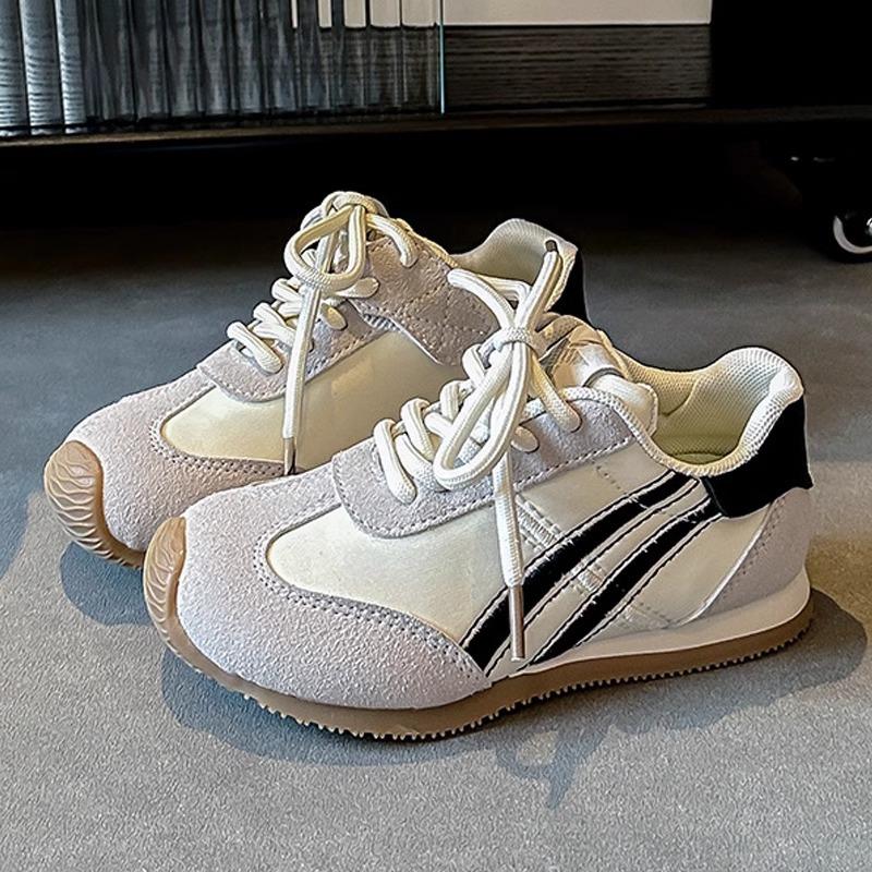 Girls Shoes 2025 Spring New Children's Non-slip Soft-soled Sports Shoes Medium and Large Children and Girls Casual Forrest Gump Shoes Tide