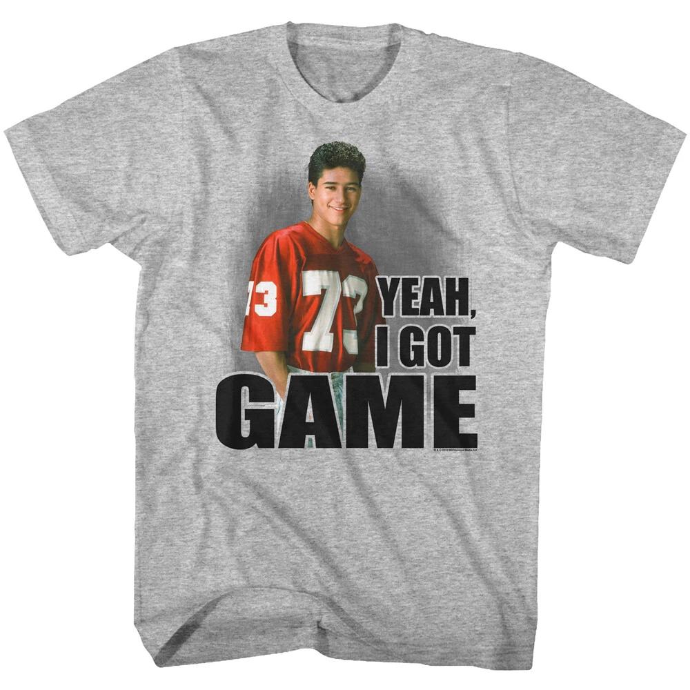 Saved By The Bell TV Show #73 Slater YEAH I Got Game Men s T Shirt S