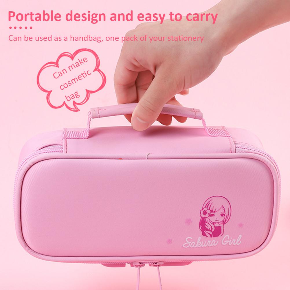 Estuche de Lápices con Cerradura de Gran Capacidad Estuche de Lápices Antirrobo Estuche de Lápices Escolar