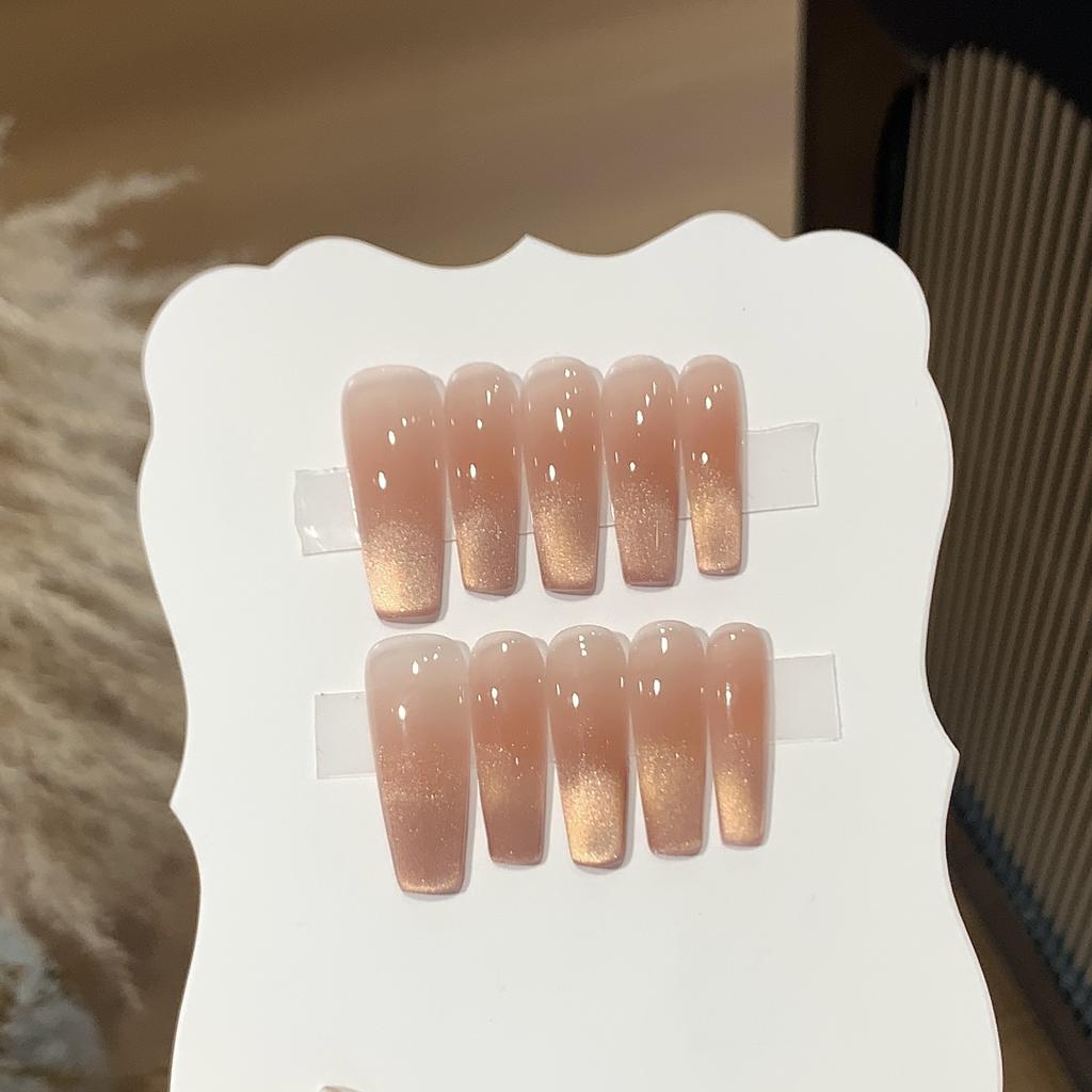 Daily Versatile Pure and Icy Blush and Golden Cat Eye Atmosphere Detachable Wearable Armor