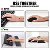 Anti Slip Silicone Base Keyboard Holder with Wrist Pad Stability And Secure Placement On Smooth Desktops For Users
